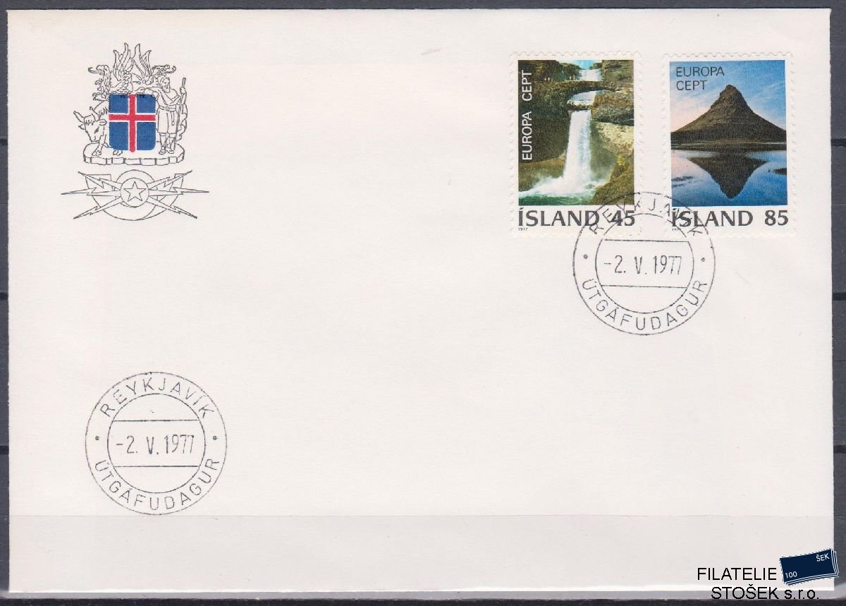 Island celistvosti Mi 522-23 FDC