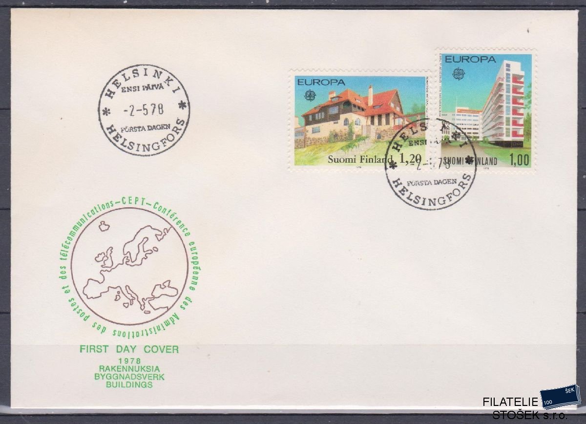 Finsko celistvosti Mi 825-26 FDC