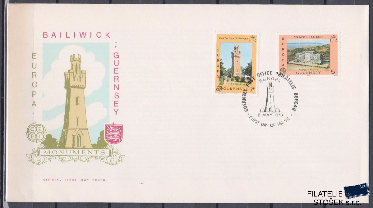 Guernsey celistvosti Mi 161-62 FDC