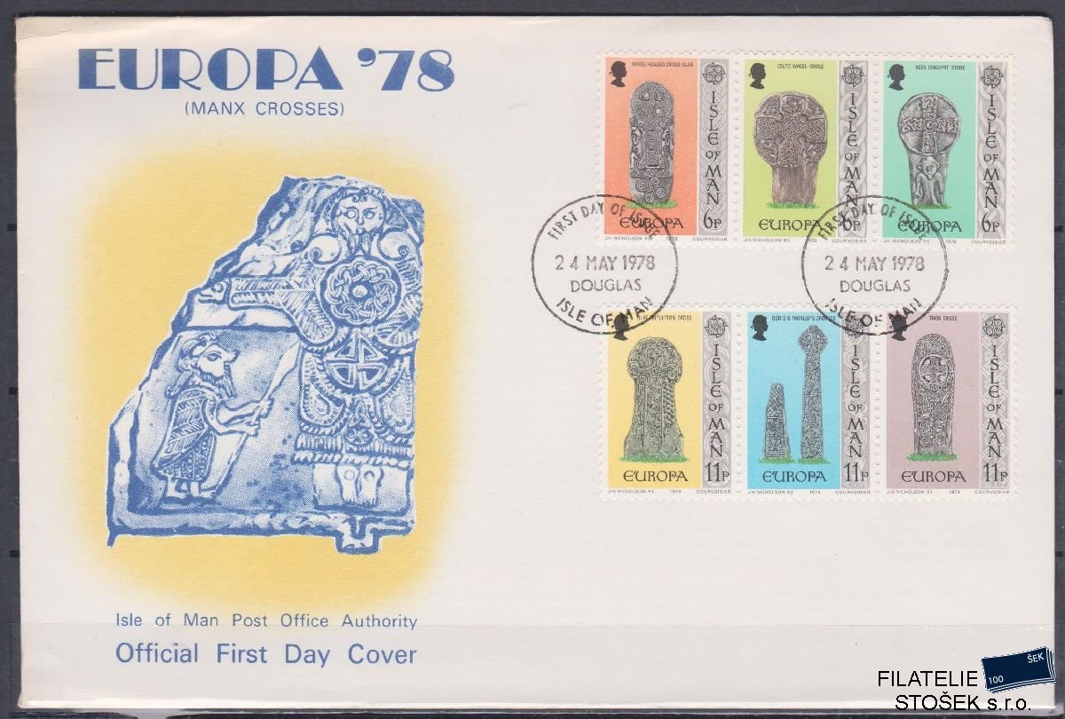 Isle of Man celistvosti Mi 122-27 FDC