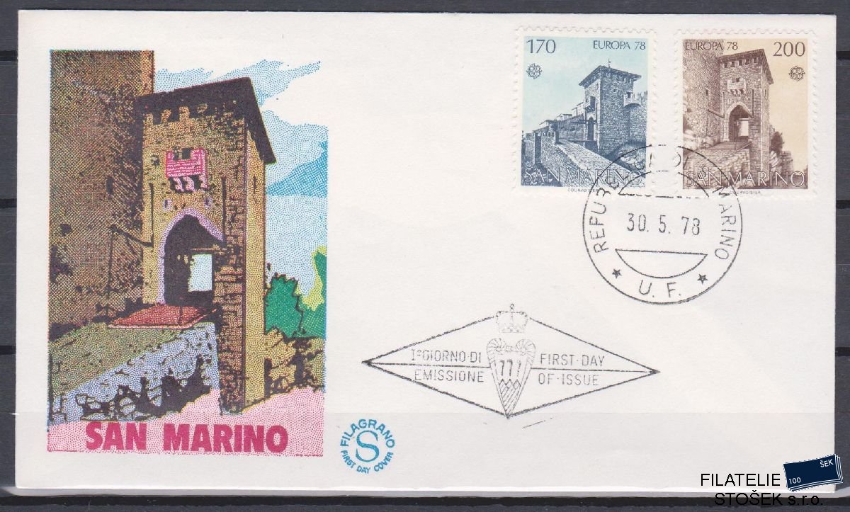 San Marino celistvosti Mi 1156-57 FDC