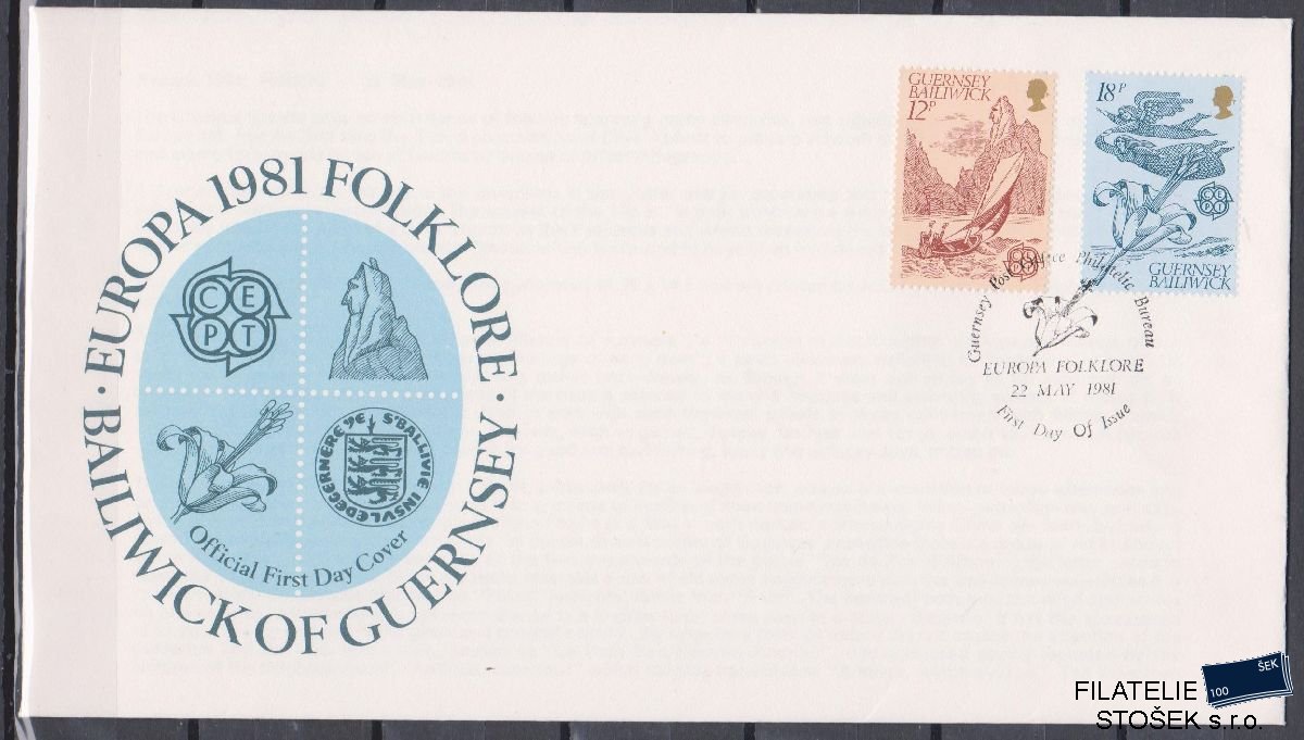 Guernsey celistvosti Mi 223-24 FDC