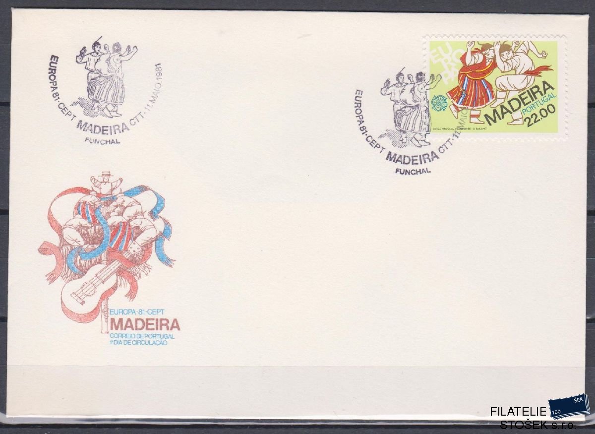 Madeira celistvosti Mi 70 FDC