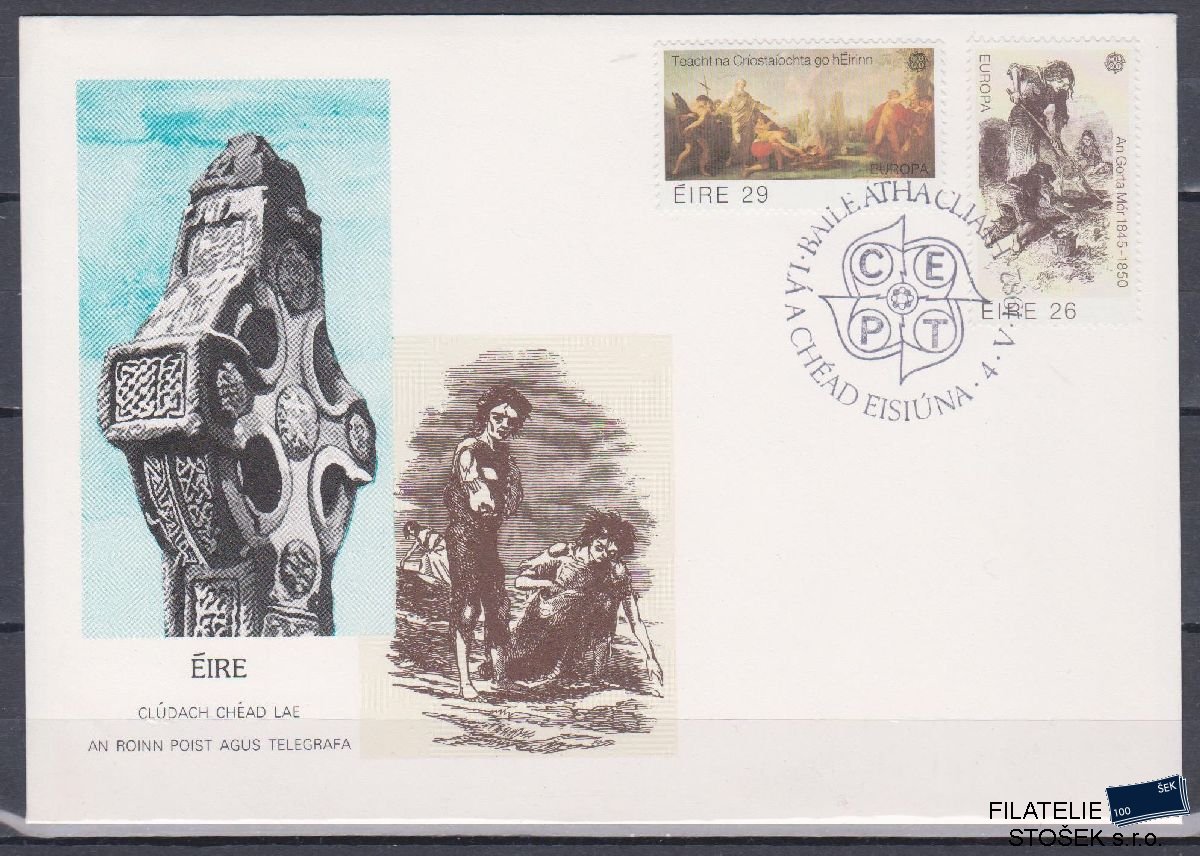 Irsko celistvosti Mi 466-67 FDC