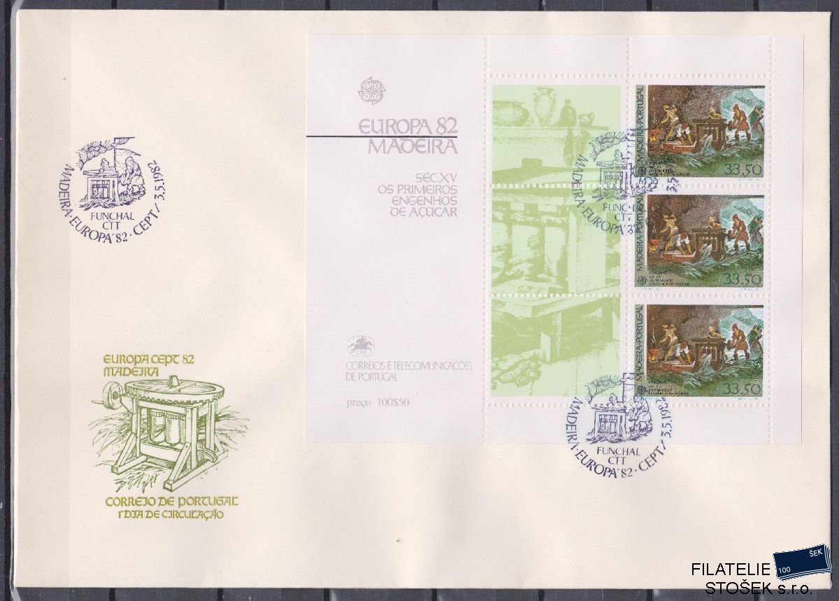 Madeira celistvosti Mi Blok 3 FDC