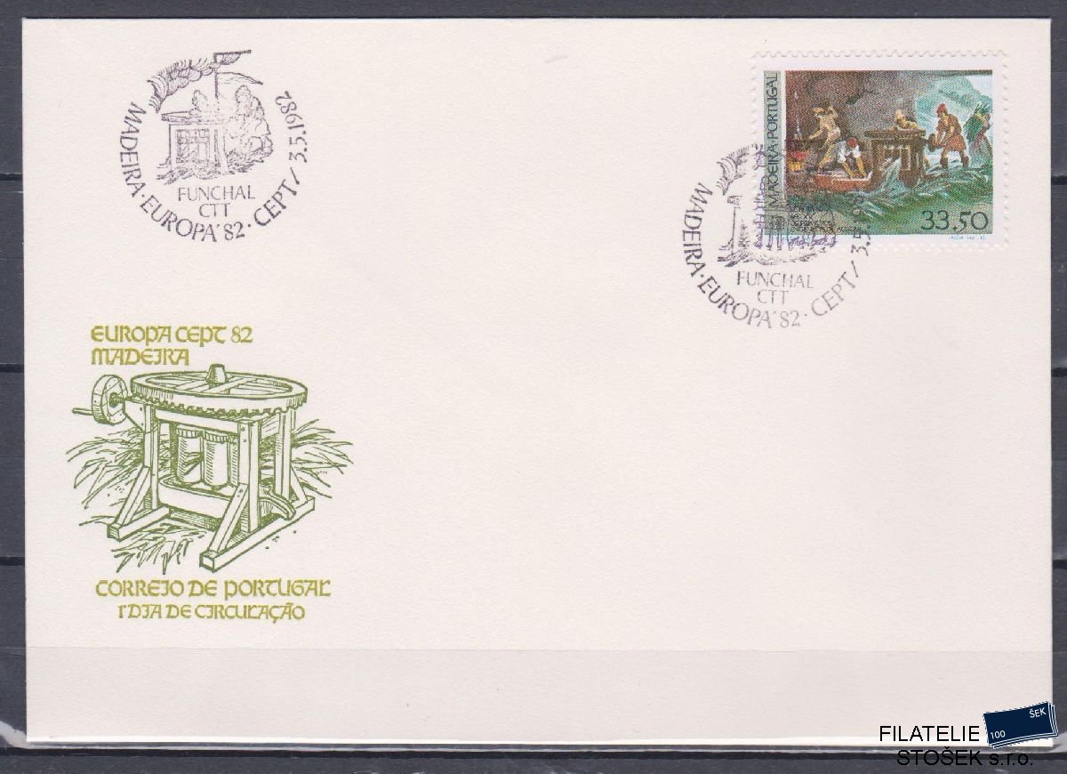 Madeira celistvosti Mi 77 FDC