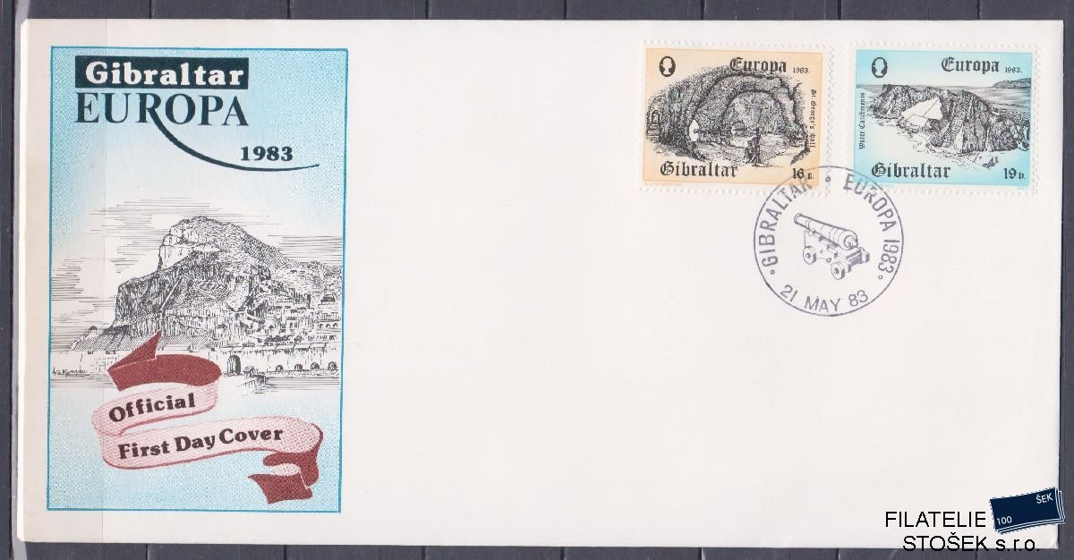 Gibraltar celistvosti Mi 463-64 FDC