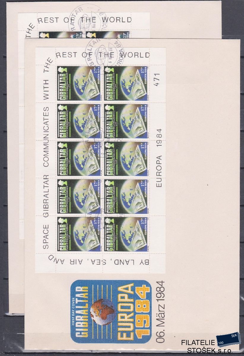 Gibraltar celistvosti Mi 475-76 FDC KL