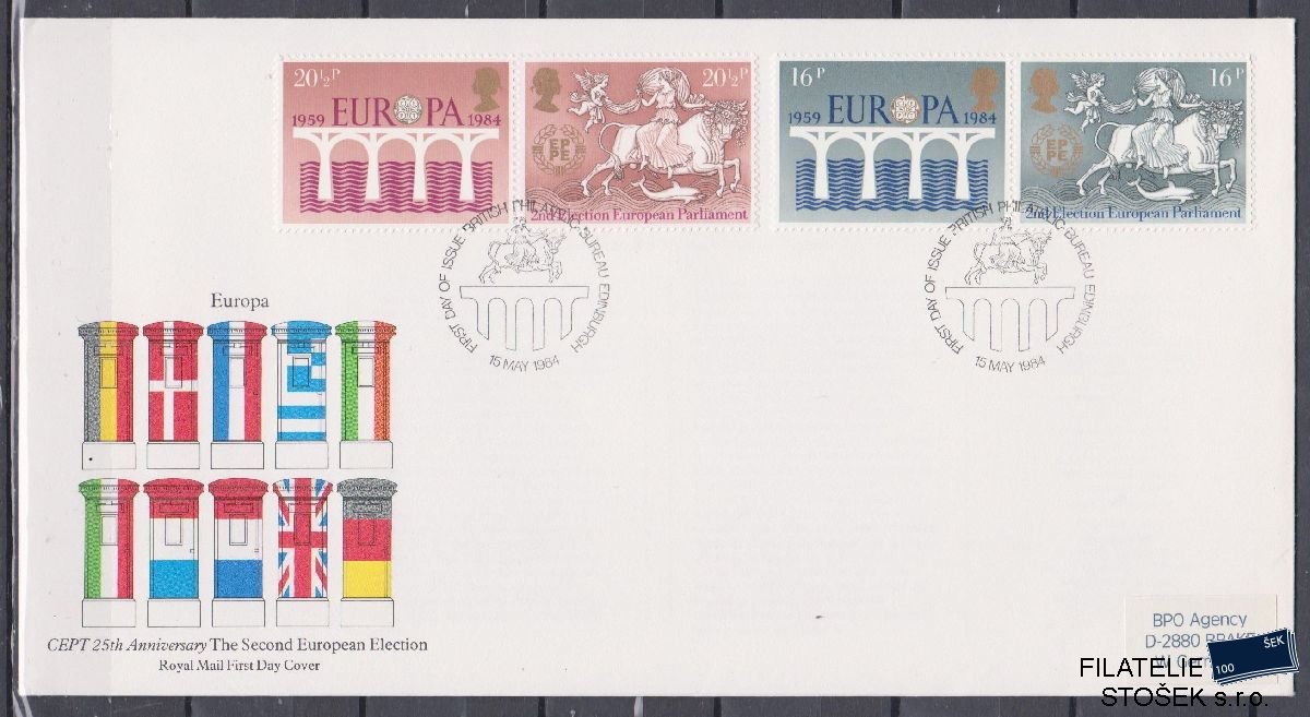 Anglie celistvosti Mi 988-89 FDC