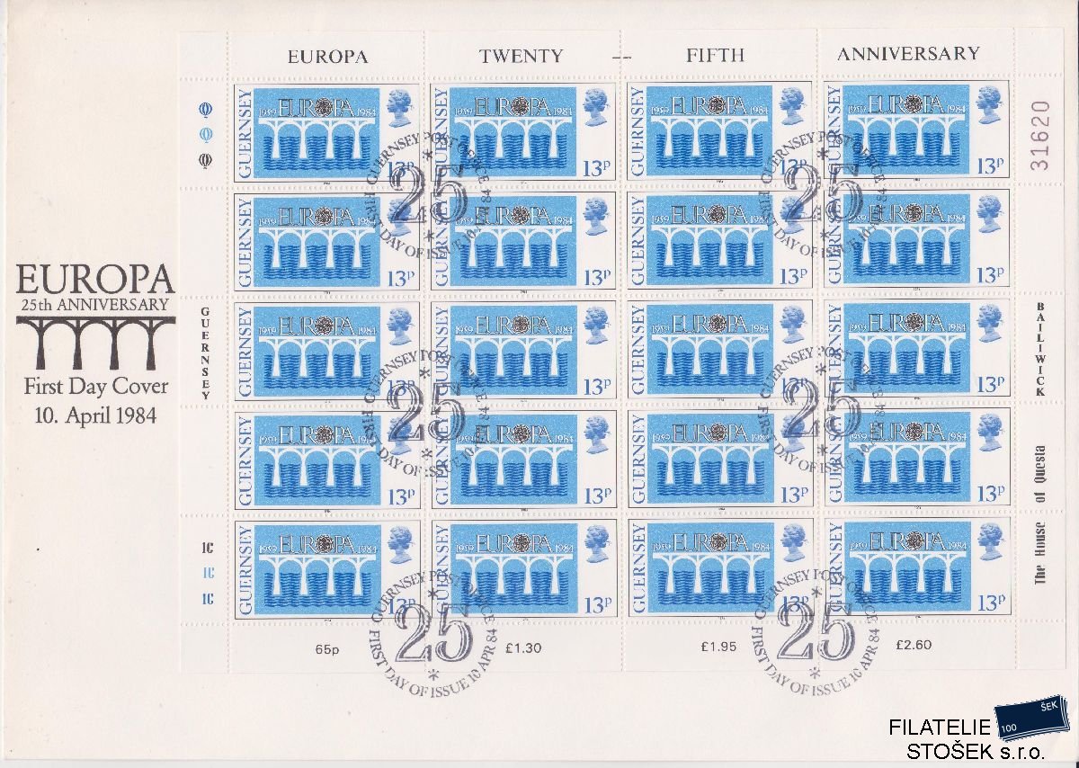 Guernsey celistvosti Mi 286-87 FDC KL