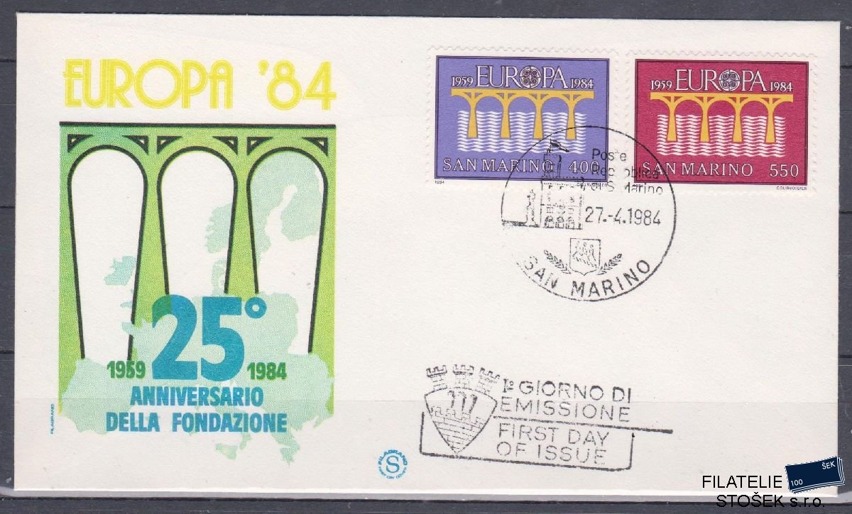 San Marino celistvosti Mi 1294-95 FDC