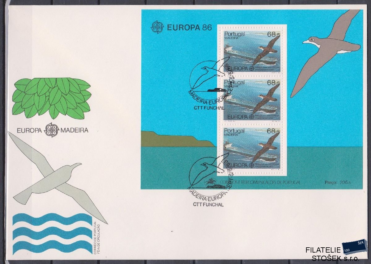 Madeira celistvosti Mi Blok 7 FDC