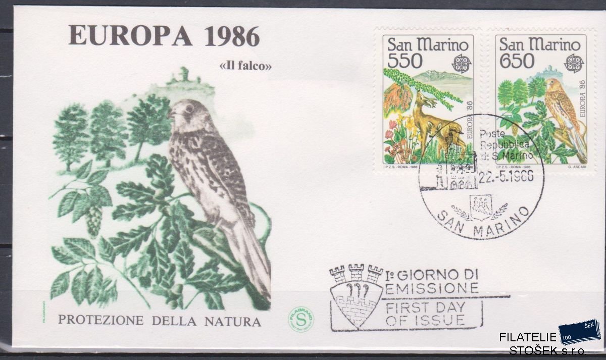 San Marino celistvosti Mi 1339-40 FDC