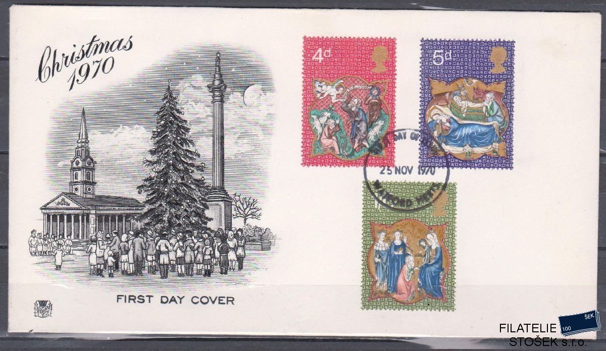 Anglie celistvosti Mi 558-60 FDC