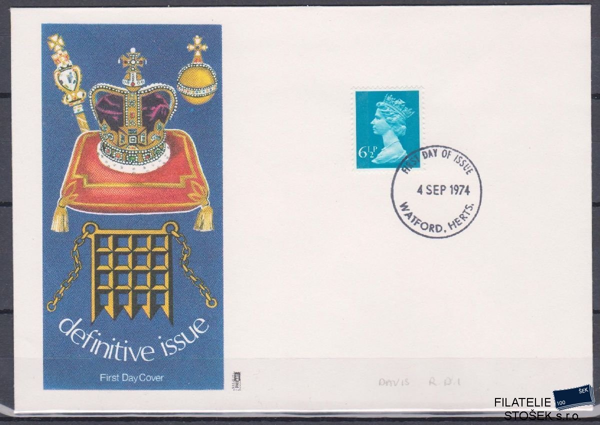 Anglie celistvosti Mi 658 FDC