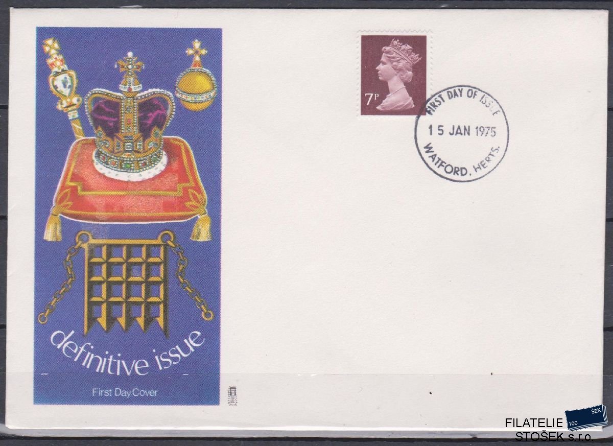 Anglie celistvosti Mi 667 FDC