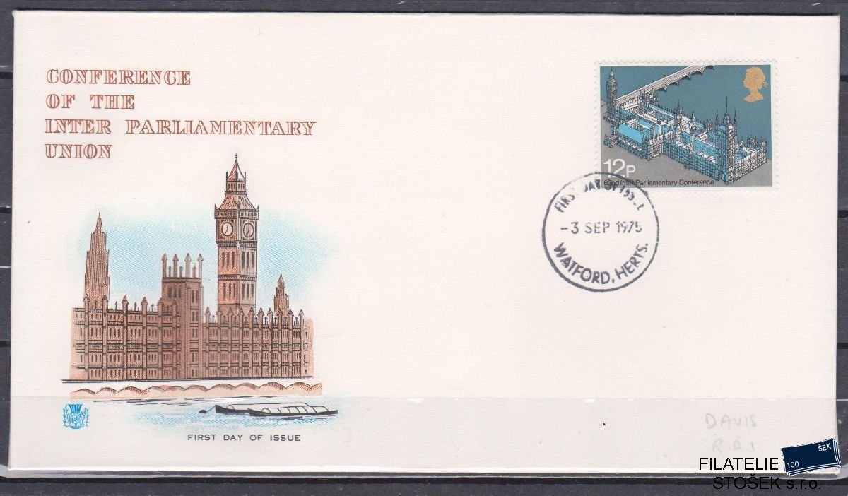 Anglie celistvosti Mi 686 FDC