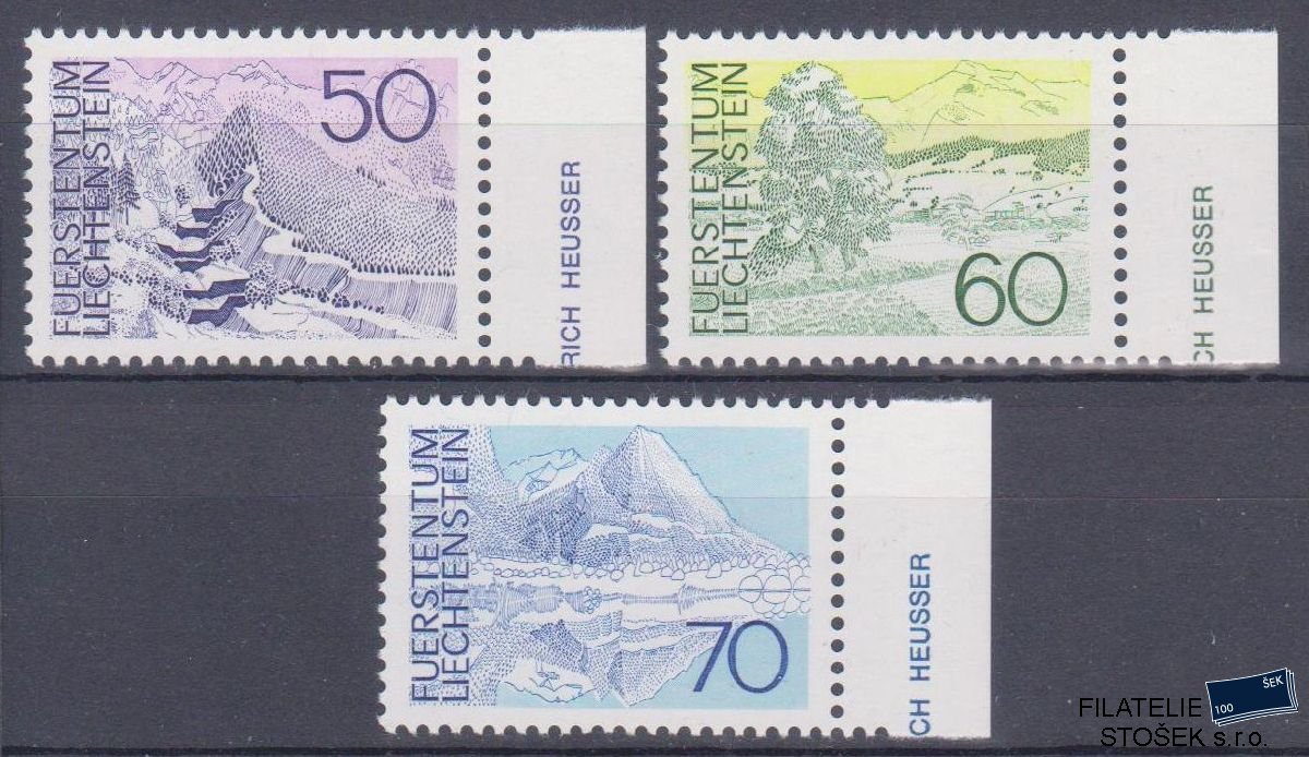 Liechtenstein známky Mi 584-86