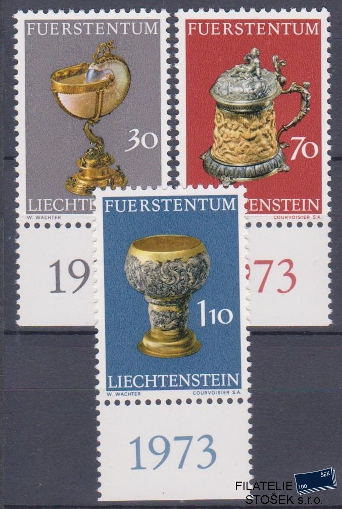 Liechtenstein známky Mi 587-89