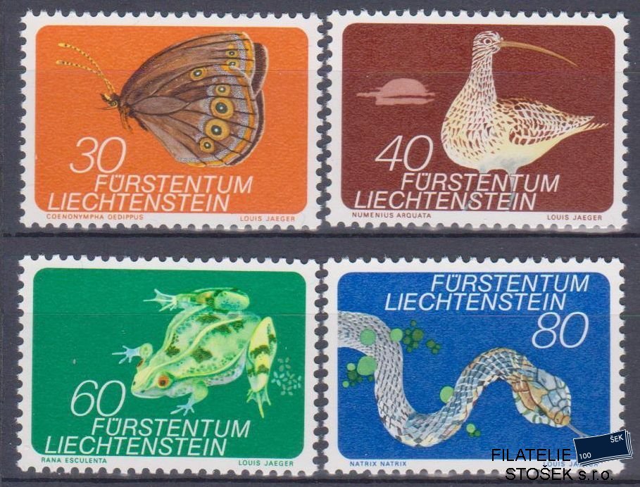 Liechtenstein známky Mi 591-94