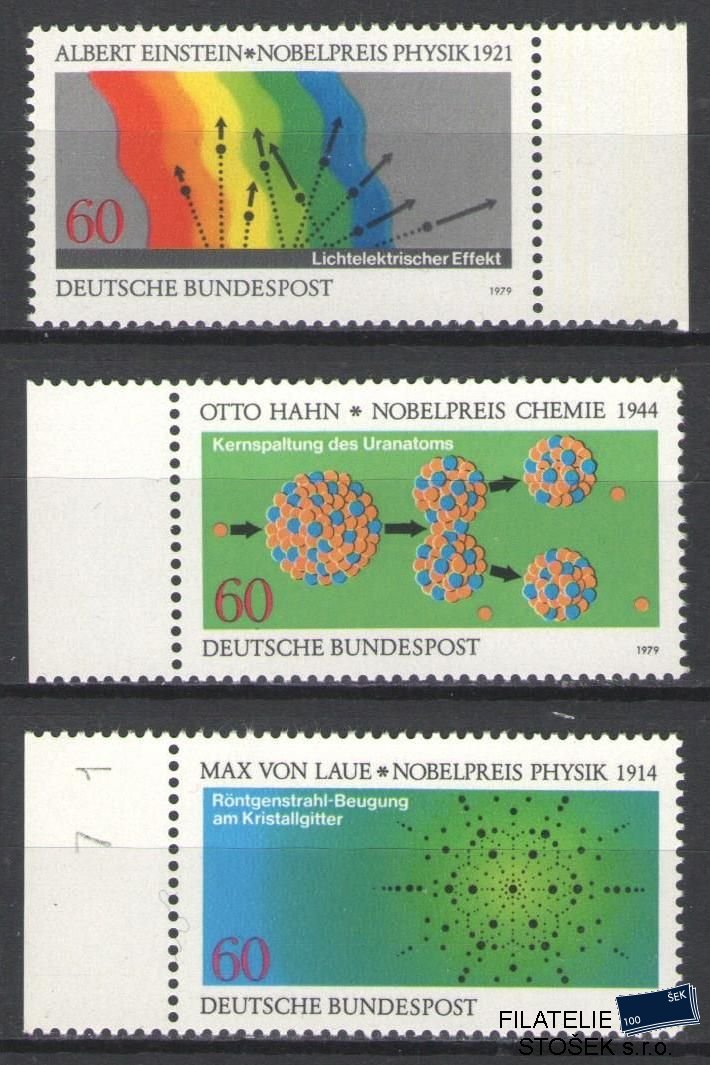 Bundes známky Mi 1019-21