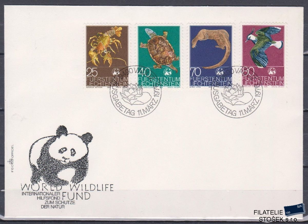 Liechtenstein celistvosti Mi 644-47 FDC