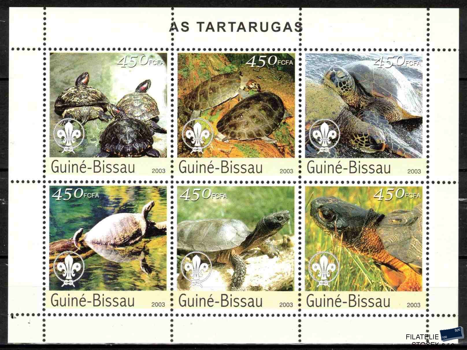 Guinea Bissau známky Mi 2578-83 Klb.