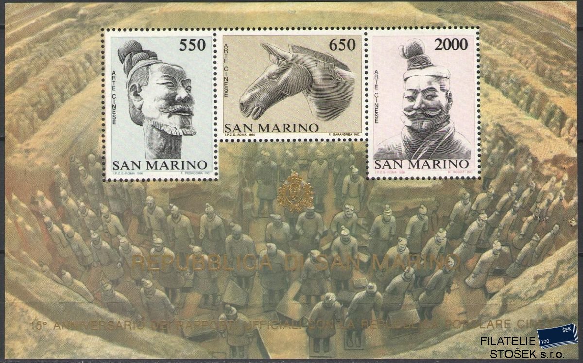 San Marino známky MI Blok 10