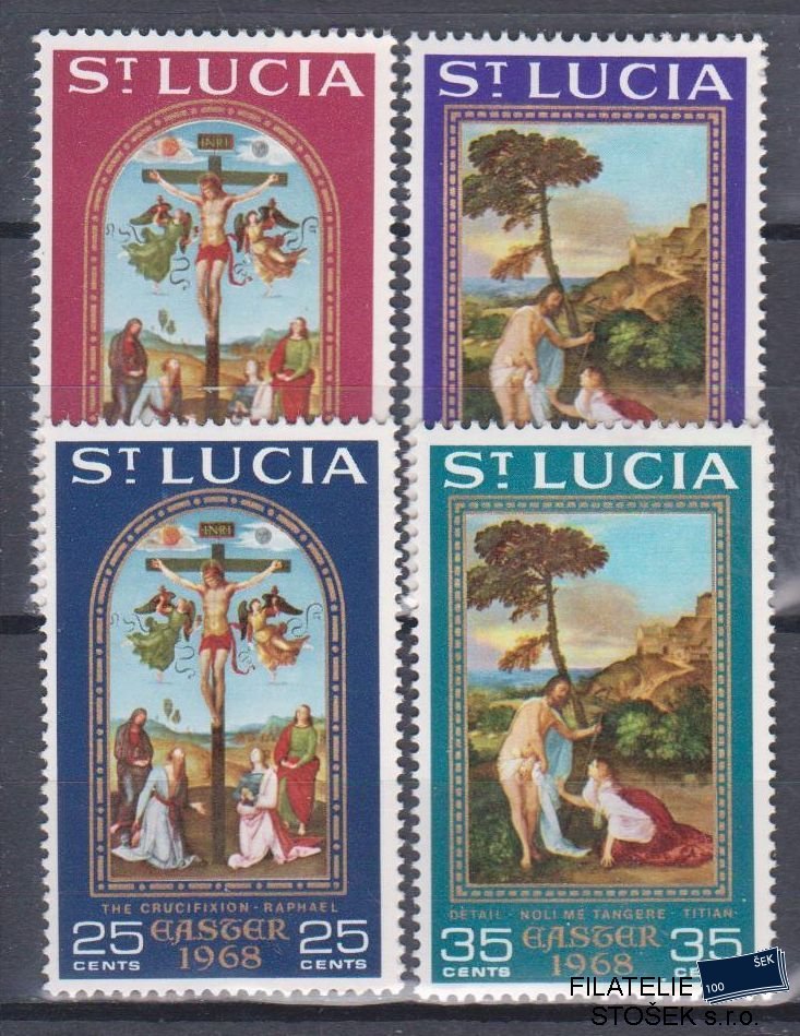 St Lucia známky Mi 223-26