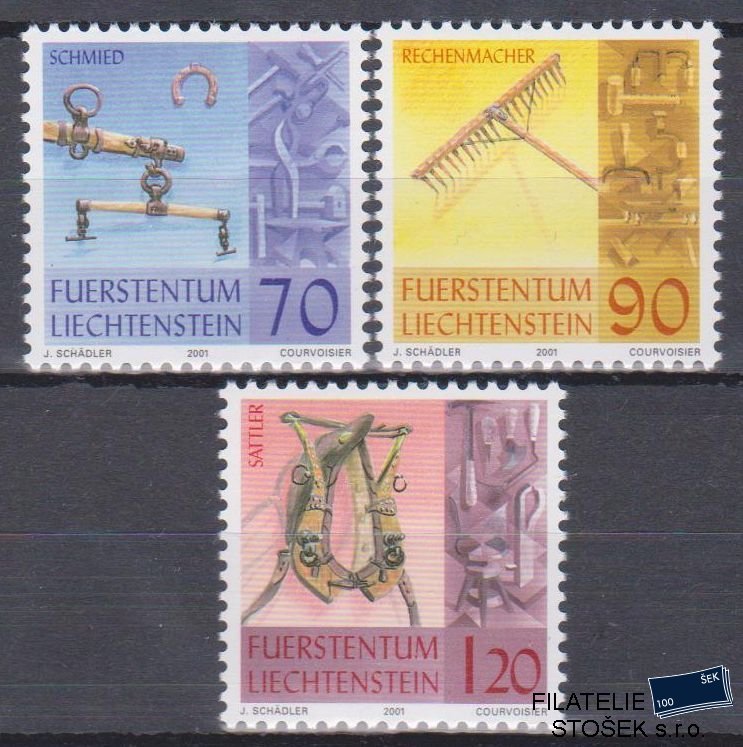 Liechtenstein známky Mi 1278-80