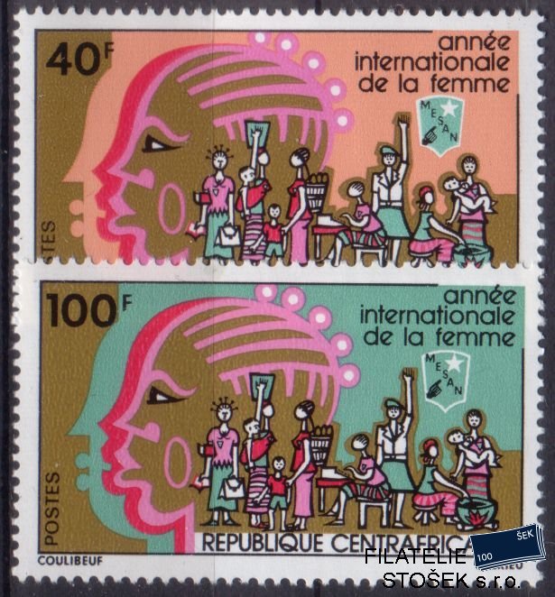 Centrafricaine Mi 0393-4