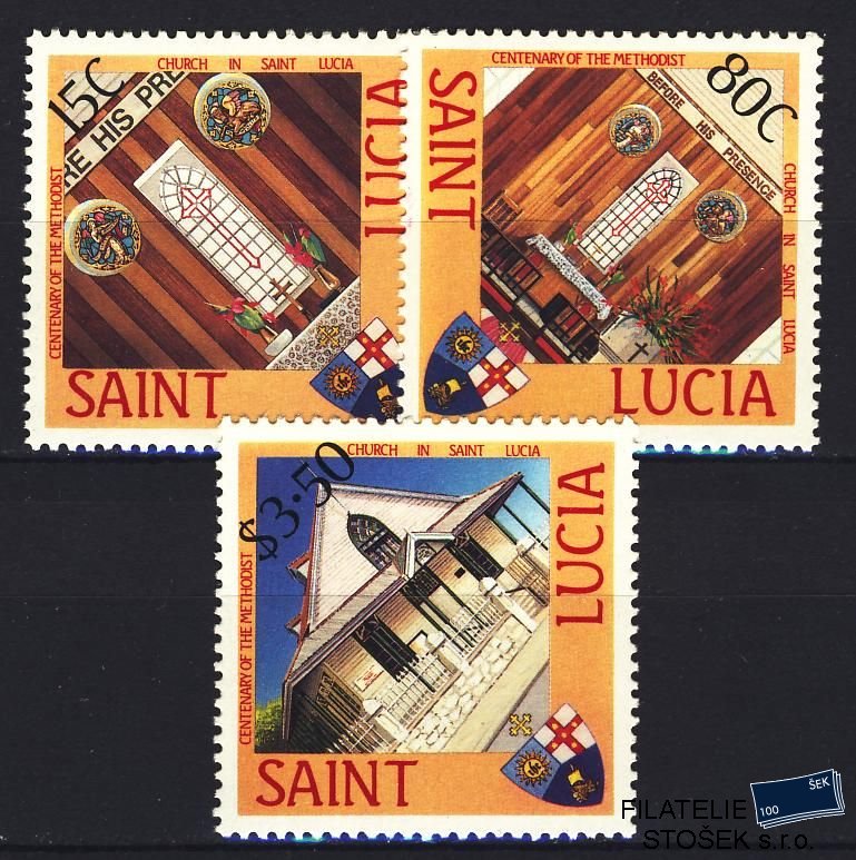 St. Lucia známky Mi 0925-7