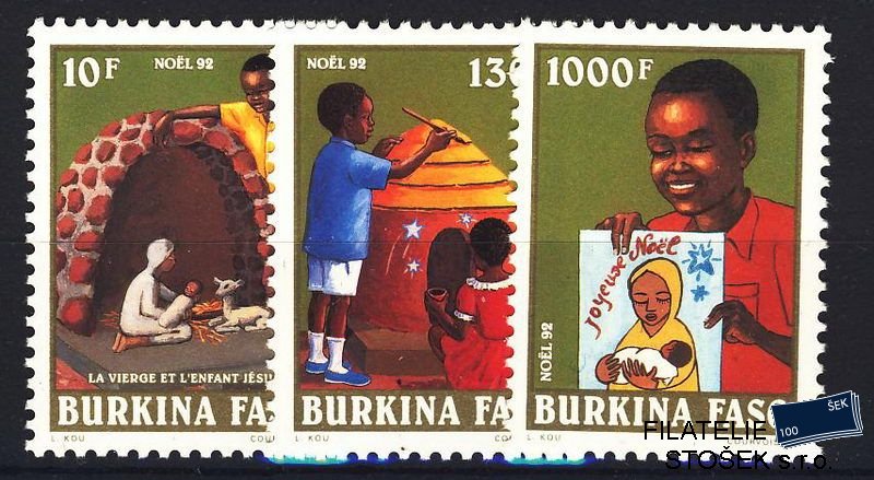 Burkina Faso známky Mi 1277-9