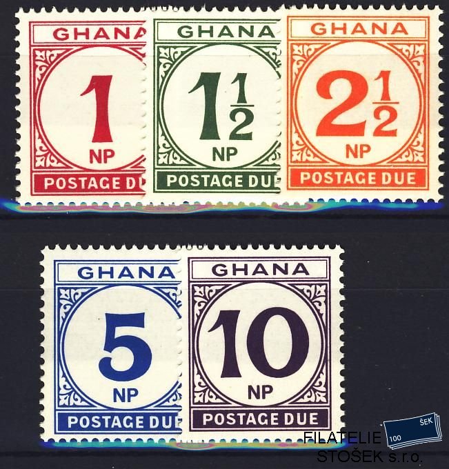 Ghana známky Mi P 19-23