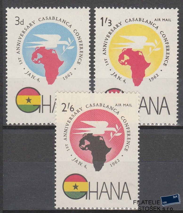 Ghana známky Mi 115-17