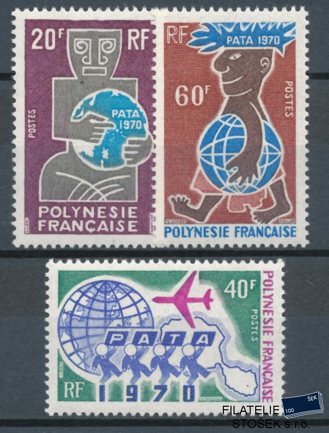 Polynesie známky Mi 108-110