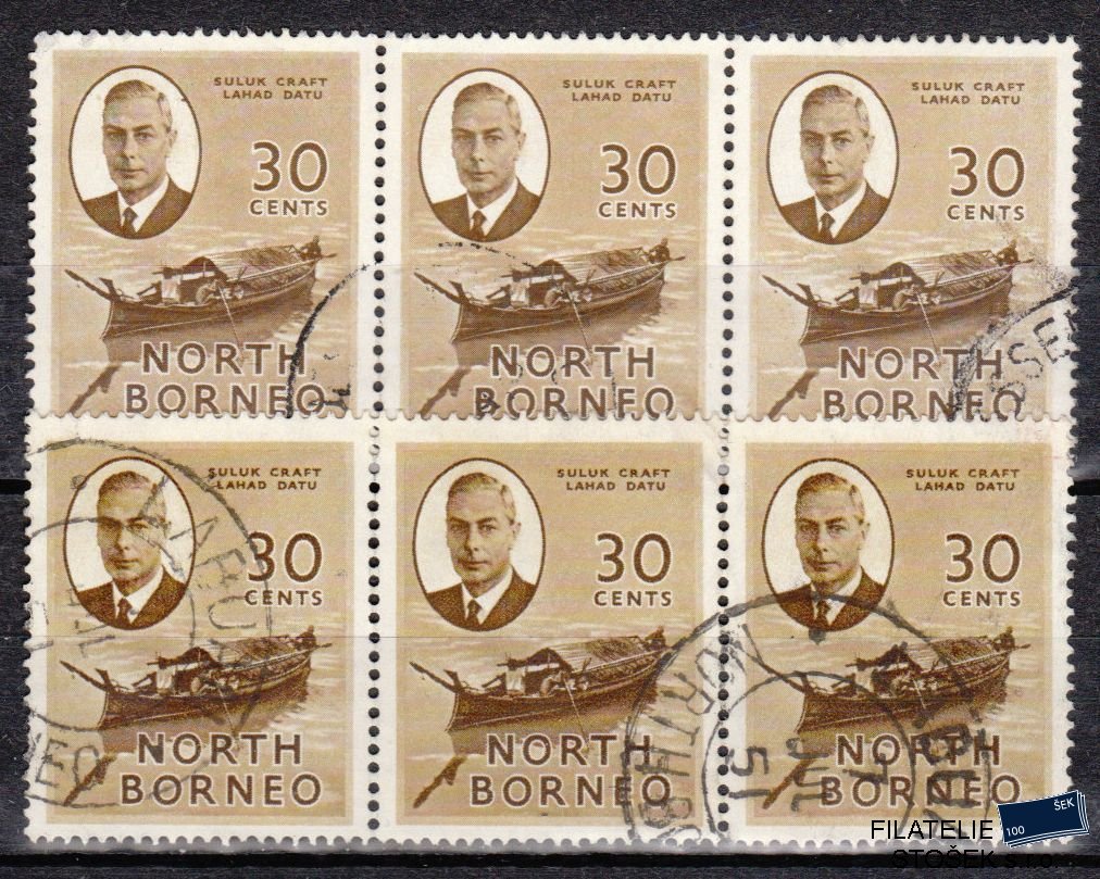 North Borneo známky Mi 286 pásky