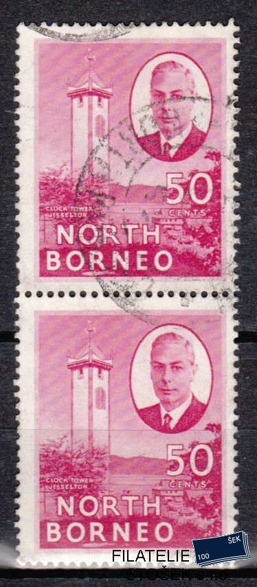 North Borneo známky Mi 287 2 páska