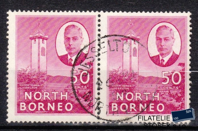 North Borneo známky Mi 287 2 páska