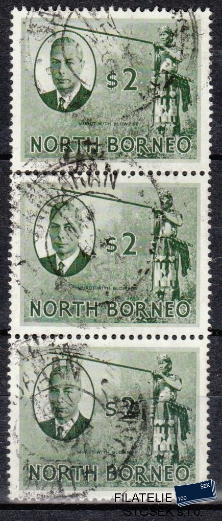 North Borneo známky Mi 289 3 páska