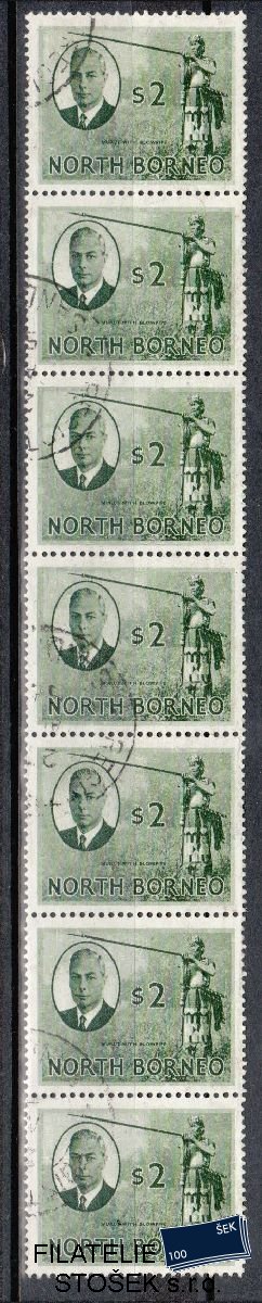 North Borneo známky Mi 289 7 páska