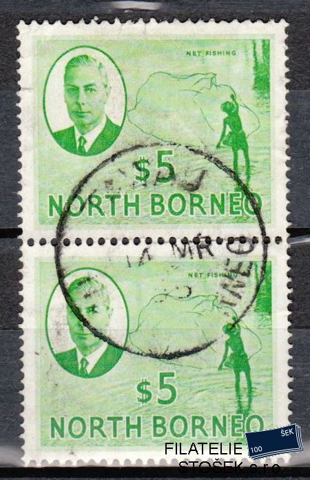 North Borneo známky Mi 290 2 páska