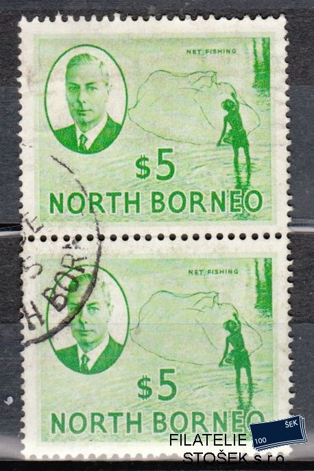 North Borneo známky Mi 290 2 páska