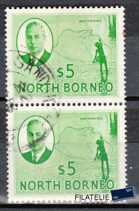 North Borneo známky Mi 290 2 páska