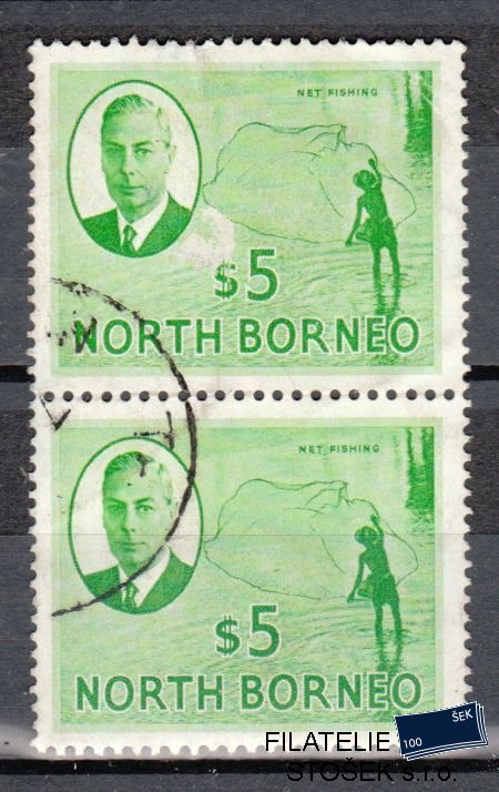 North Borneo známky Mi 290 2 páska