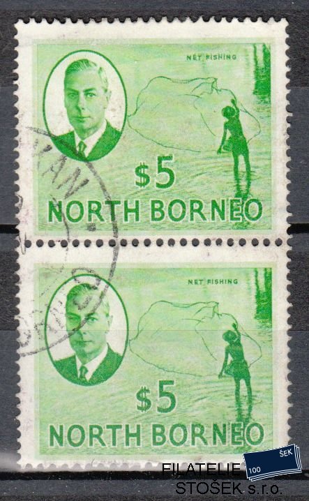 North Borneo známky Mi 290 2 páska