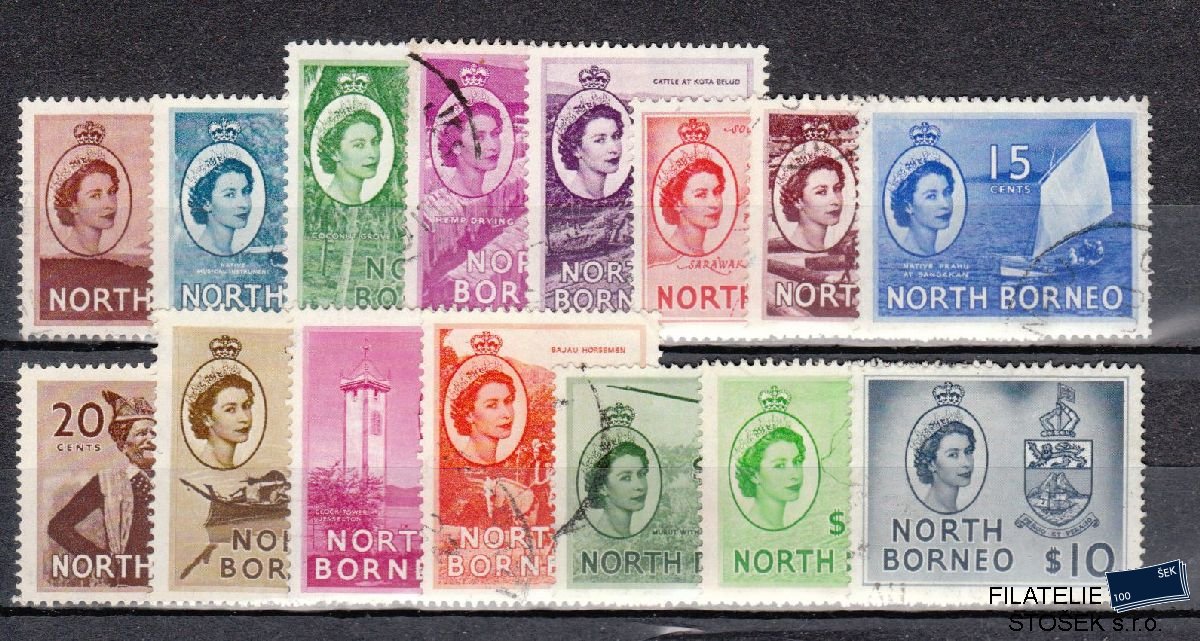 North Borneo známky Mi 294-308