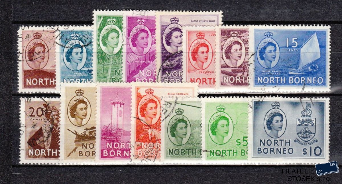 North Borneo známky Mi 294-308