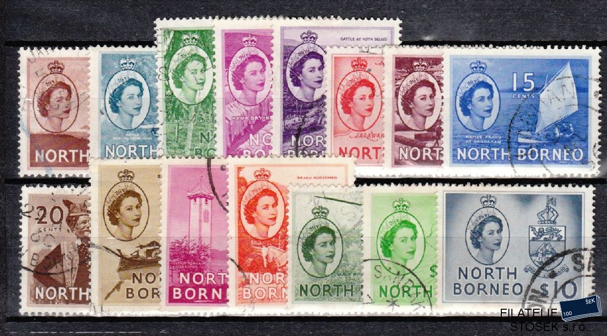 North Borneo známky Mi 294-308