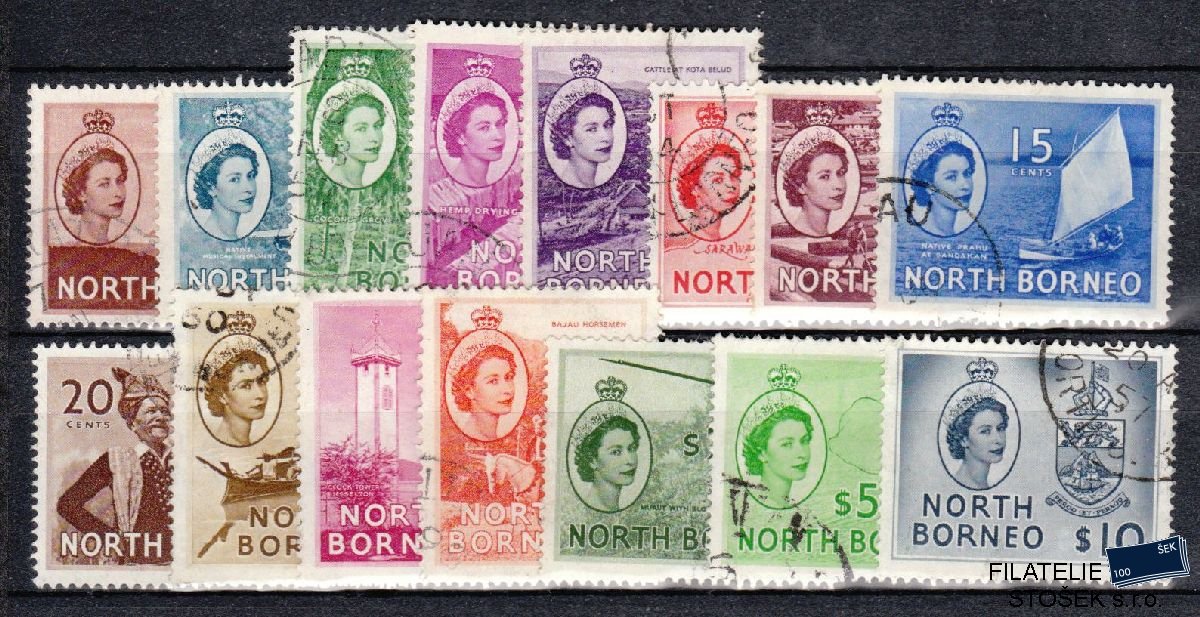 North Borneo známky Mi 294-308